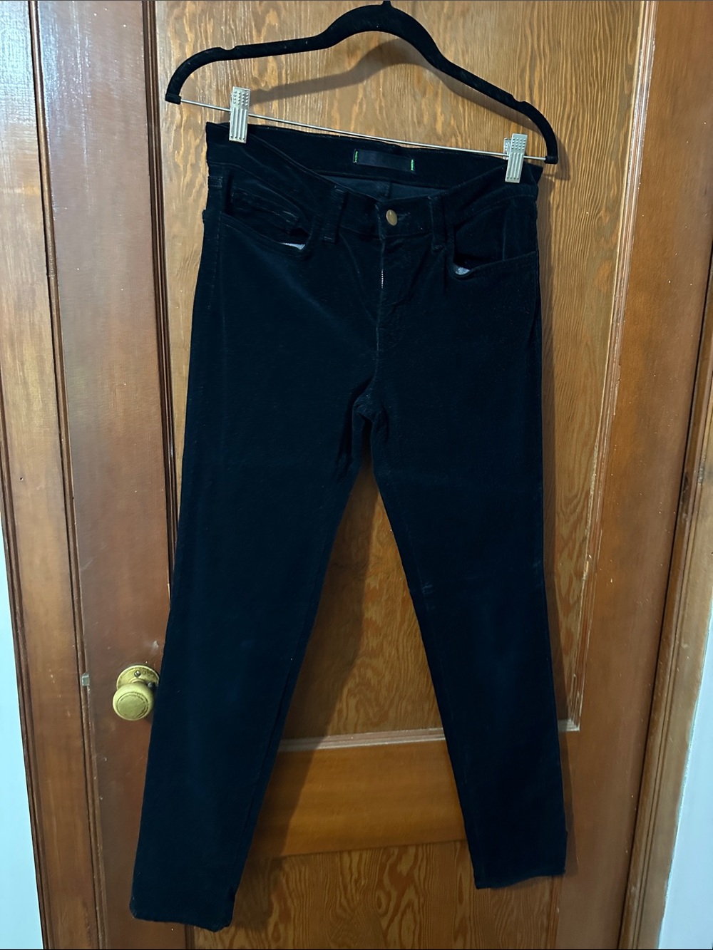 J Brand Black Skinny Corduroy Jeans